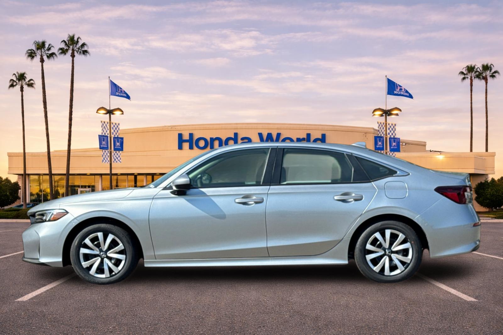 New 2026 Solar Silver Metallic Honda LX image 7