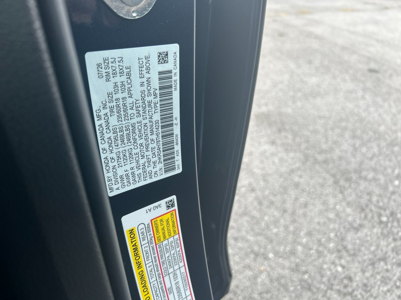 New 2026 Canyon River Blue Metallic Honda AWD EX-L image 35
