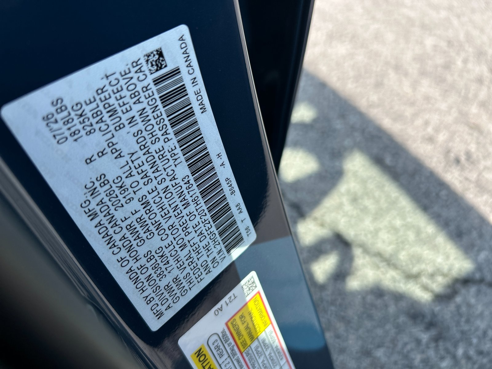 New 2026 Blue Lagoon Pearl Honda 2WD LX image 33