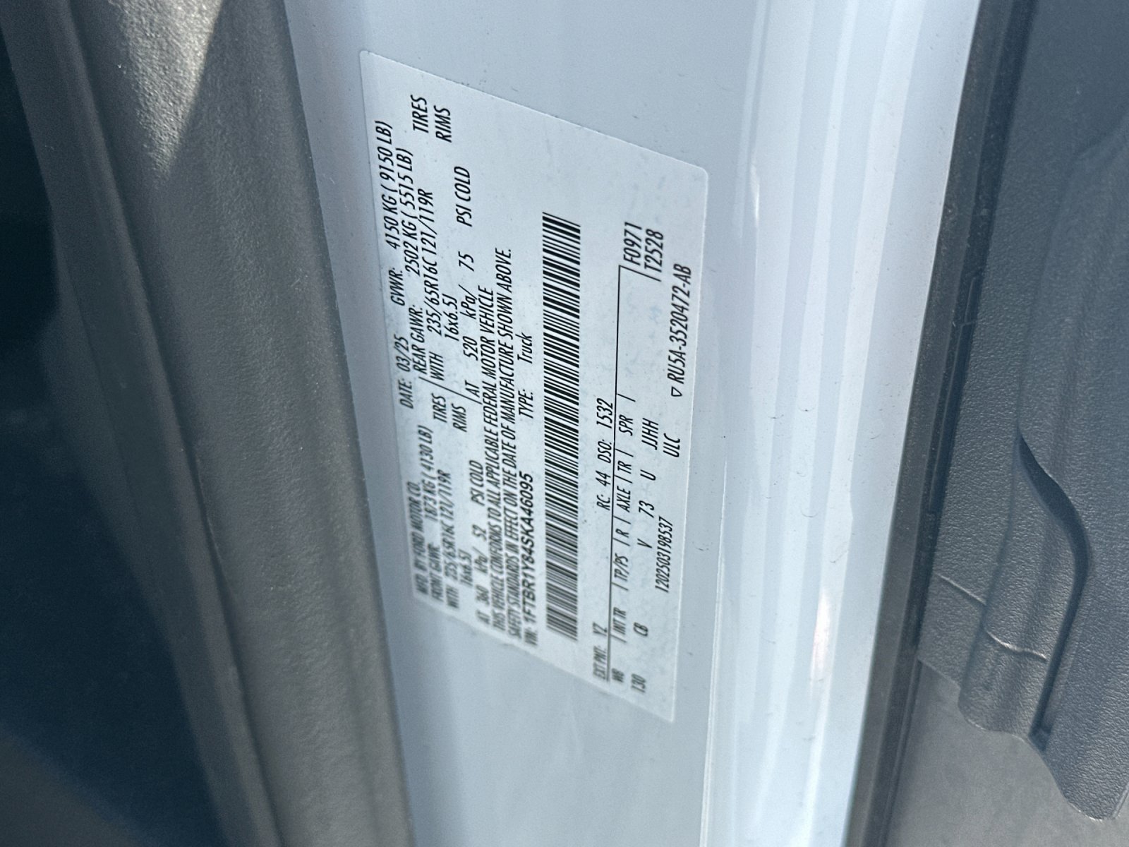 Used 2025 White Ford Base image 24