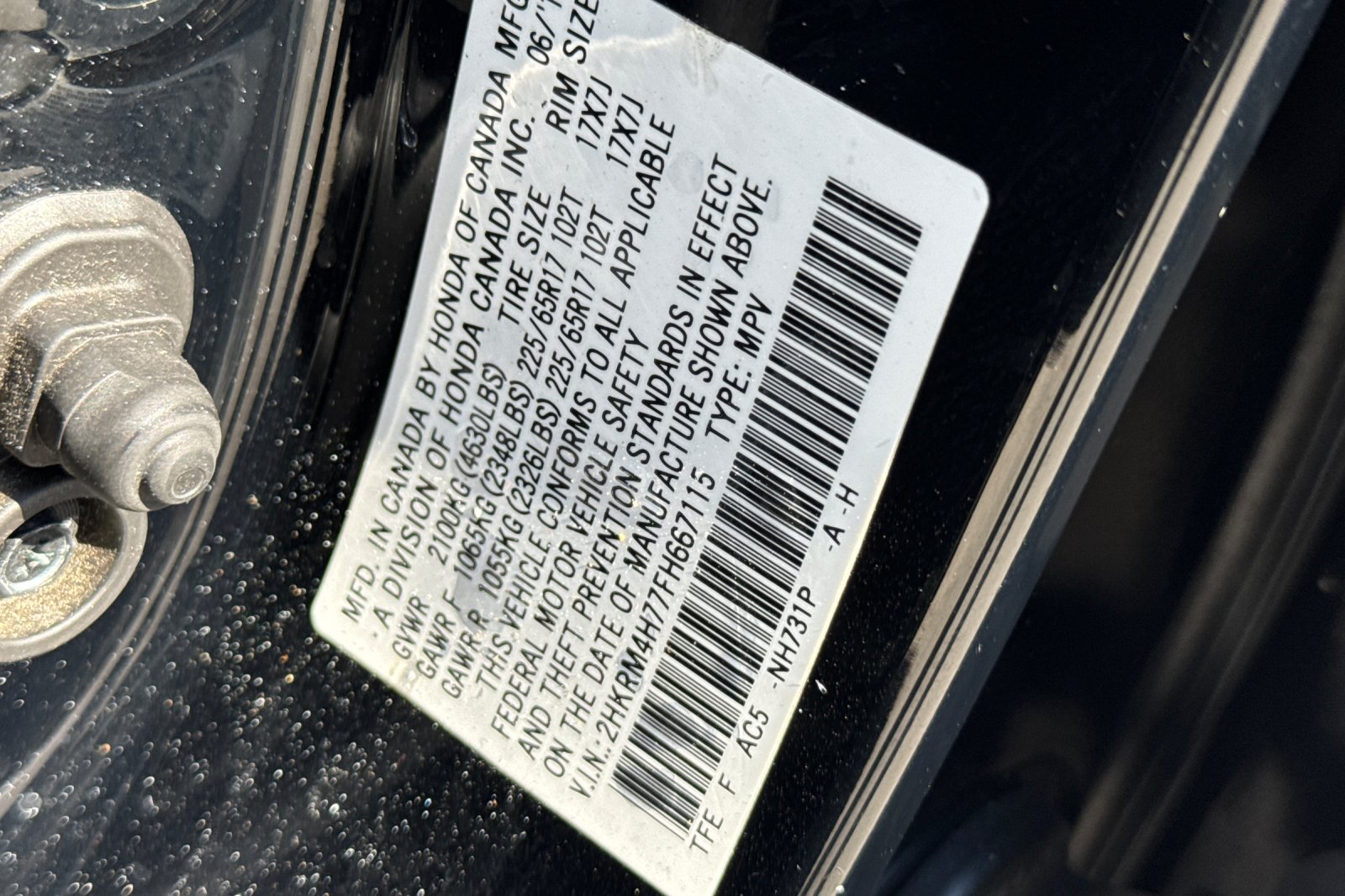 Used 2015 Crystal Black Pearl Honda EX-L image 29