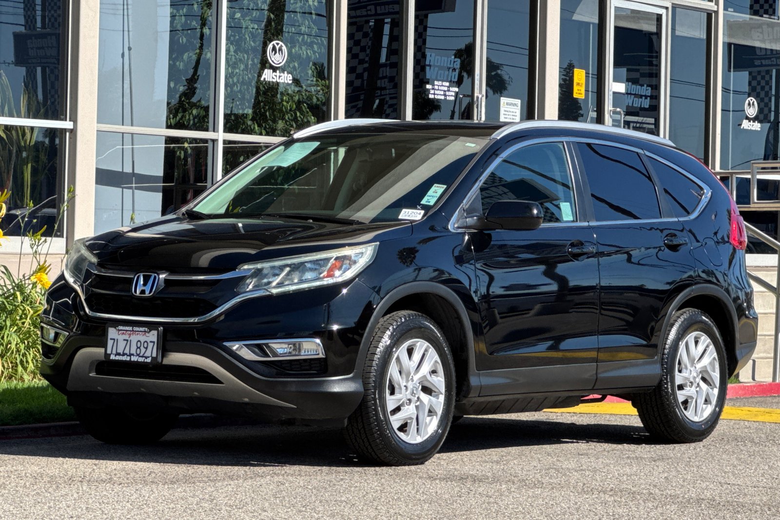 Used 2015 Crystal Black Pearl Honda EX-L image 8