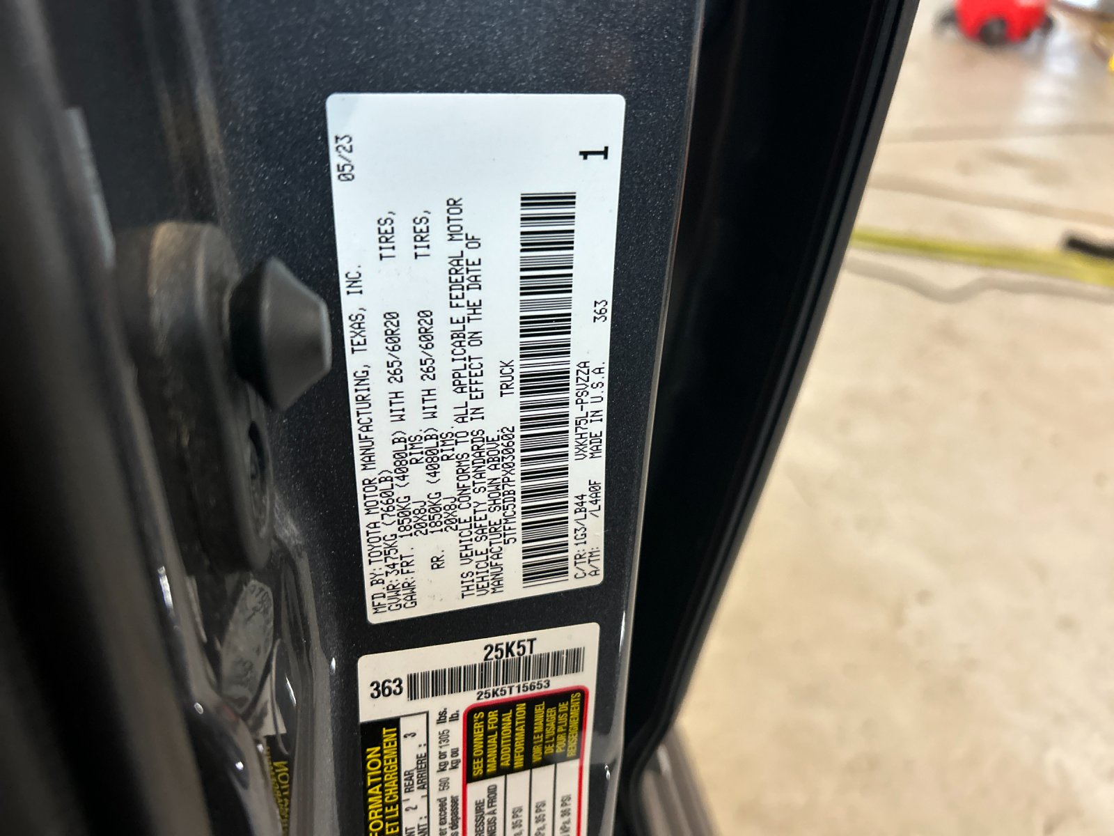 Used 2023 Magnetic Gray Metallic Toyota 1794 Edition image 37