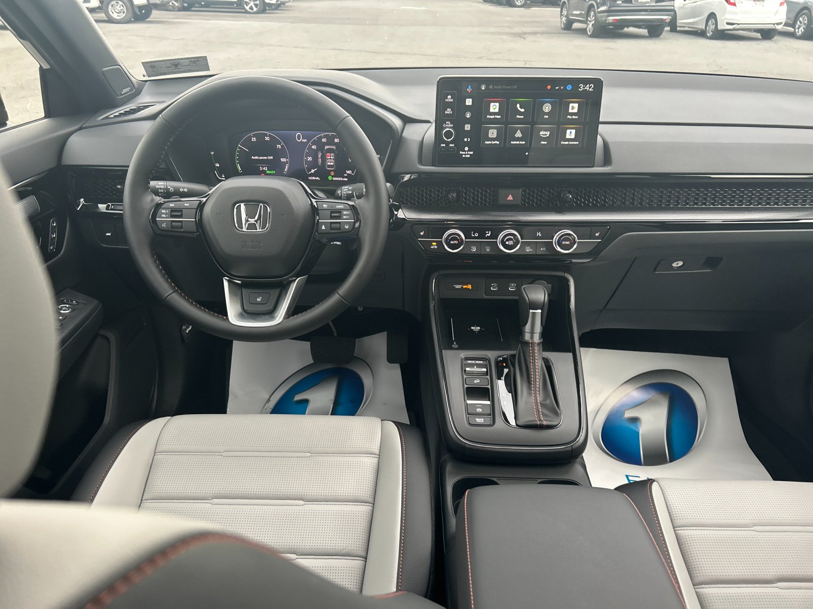 New 2026 Meteorite Gray Metallic Honda AWD Sport Touring Hybrid image 16
