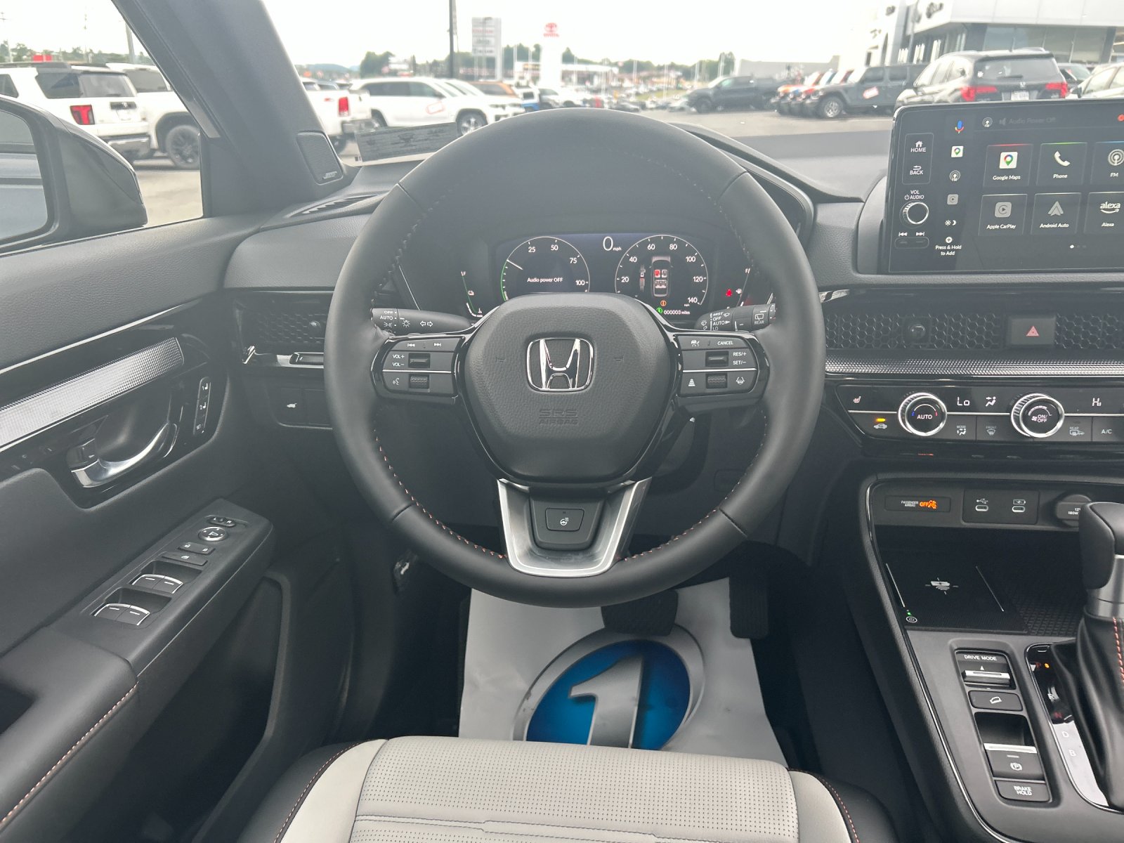 New 2026 Meteorite Gray Metallic Honda AWD Sport Touring Hybrid image 17