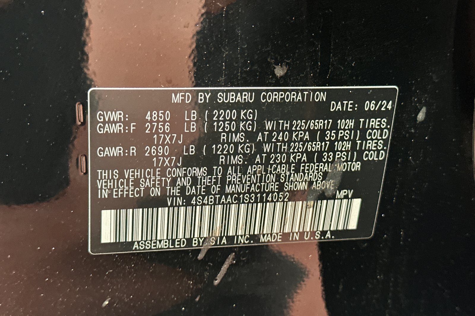 Certified Used 2025 Black Subaru 2.5i image 35