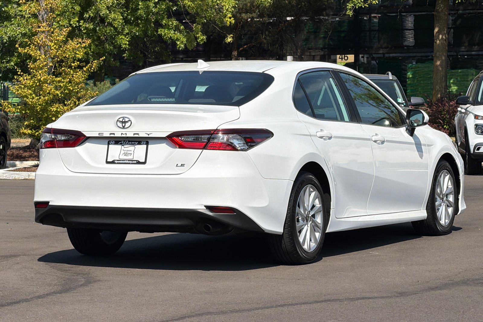 Used 2023 White Toyota LE image 4