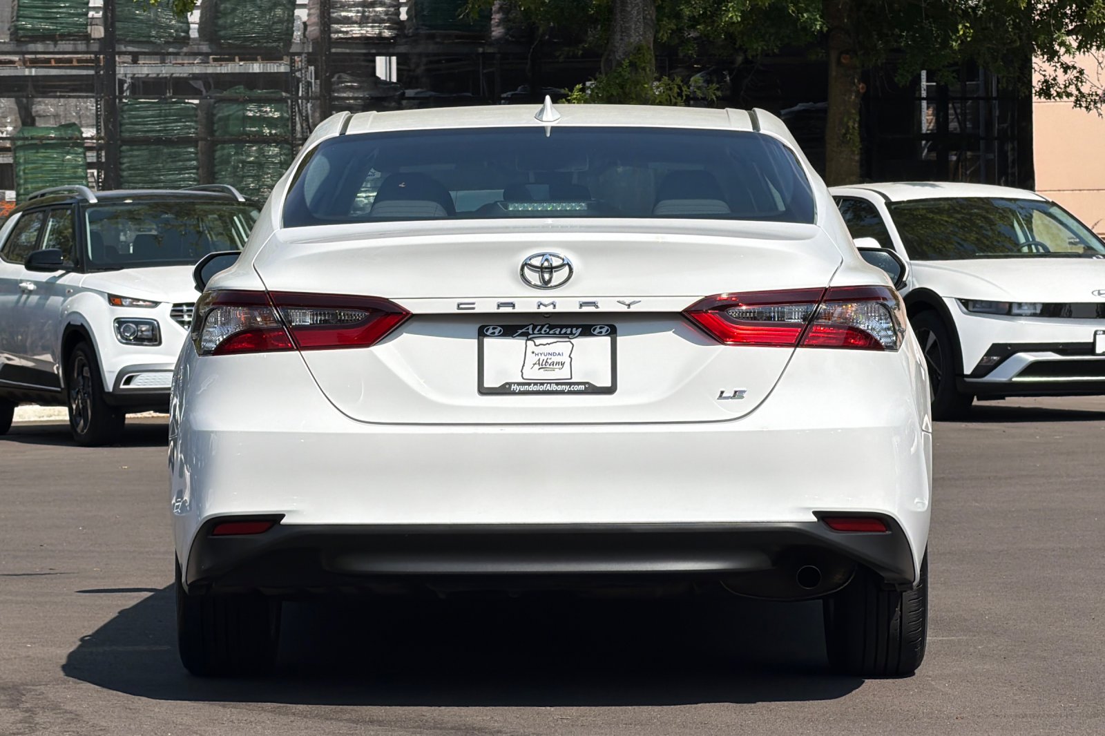 Used 2023 White Toyota LE image 5