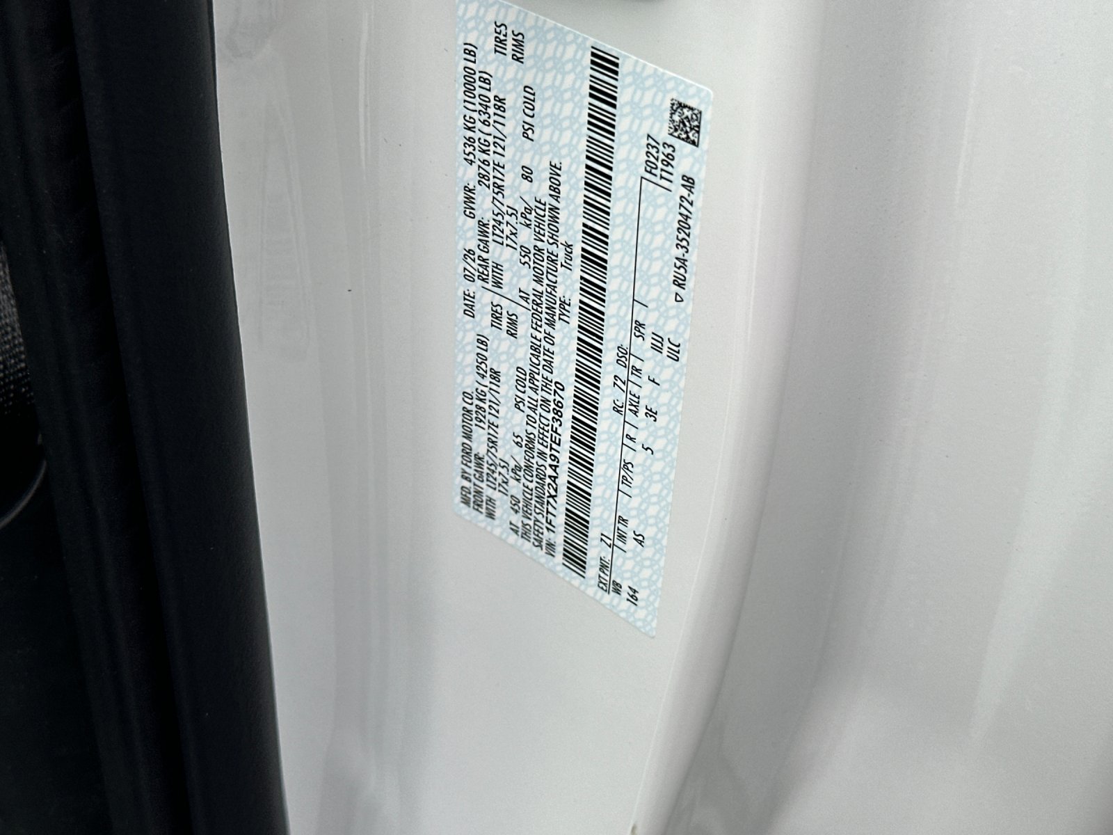 New 2026 Oxford White Ford F-250® XL image 25