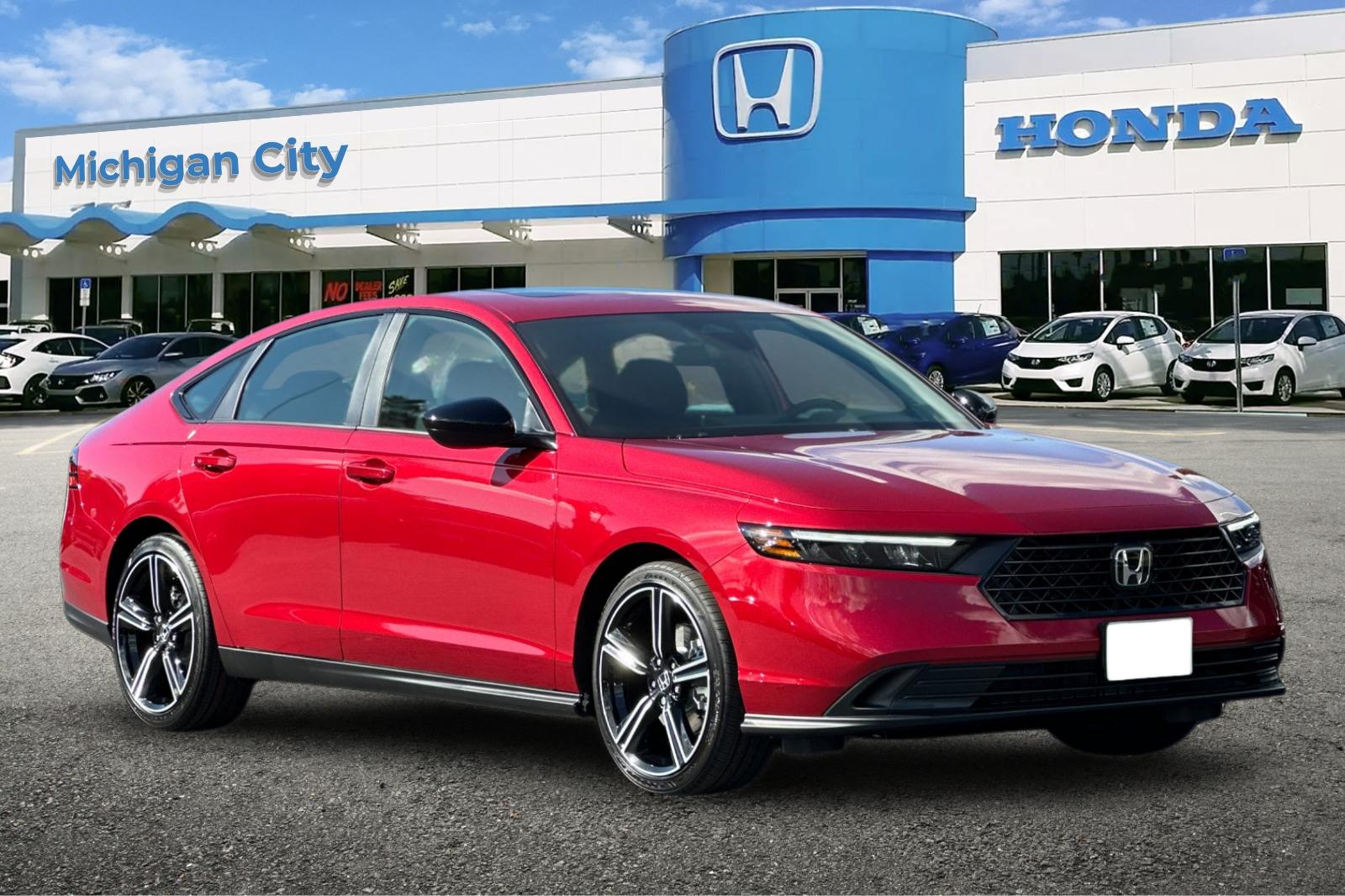 New 2026 Radiant Red Metallic Honda Sport Hybrid image 7