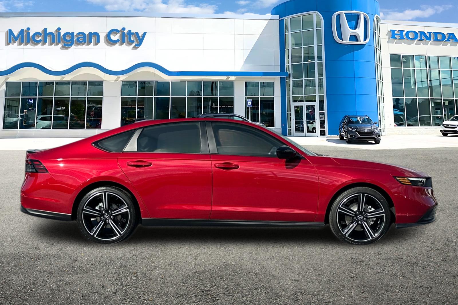 New 2026 Radiant Red Metallic Honda Sport Hybrid image 6
