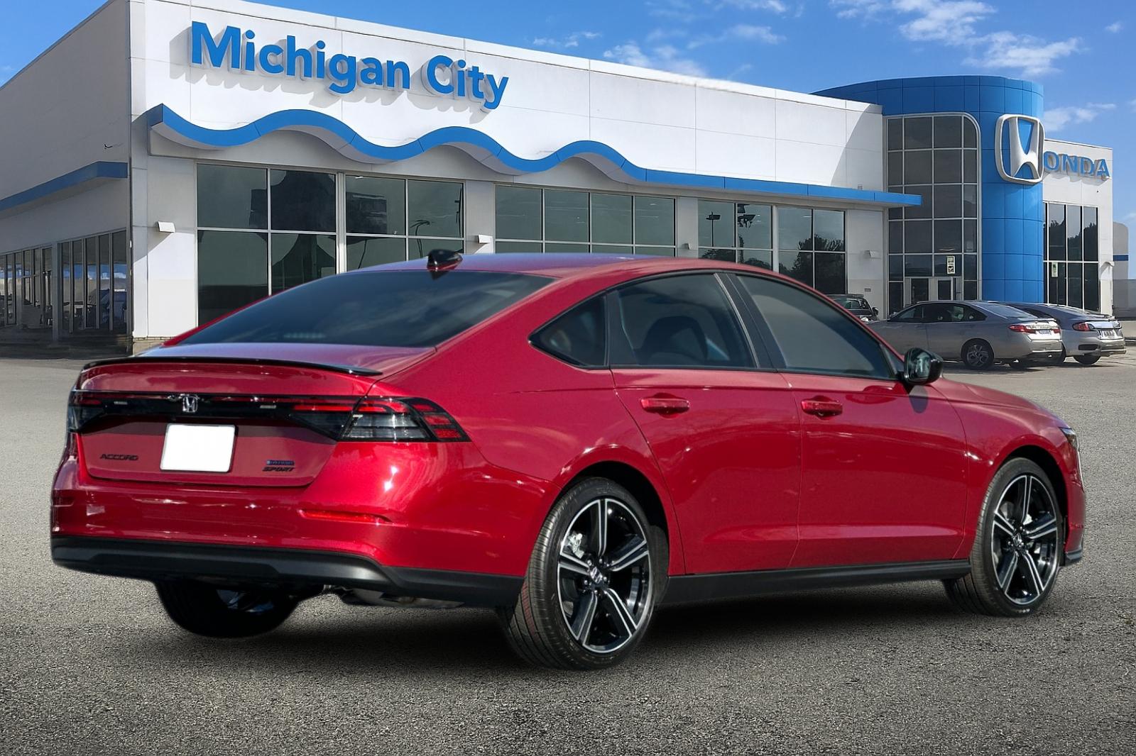 New 2026 Radiant Red Metallic Honda Sport Hybrid image 5