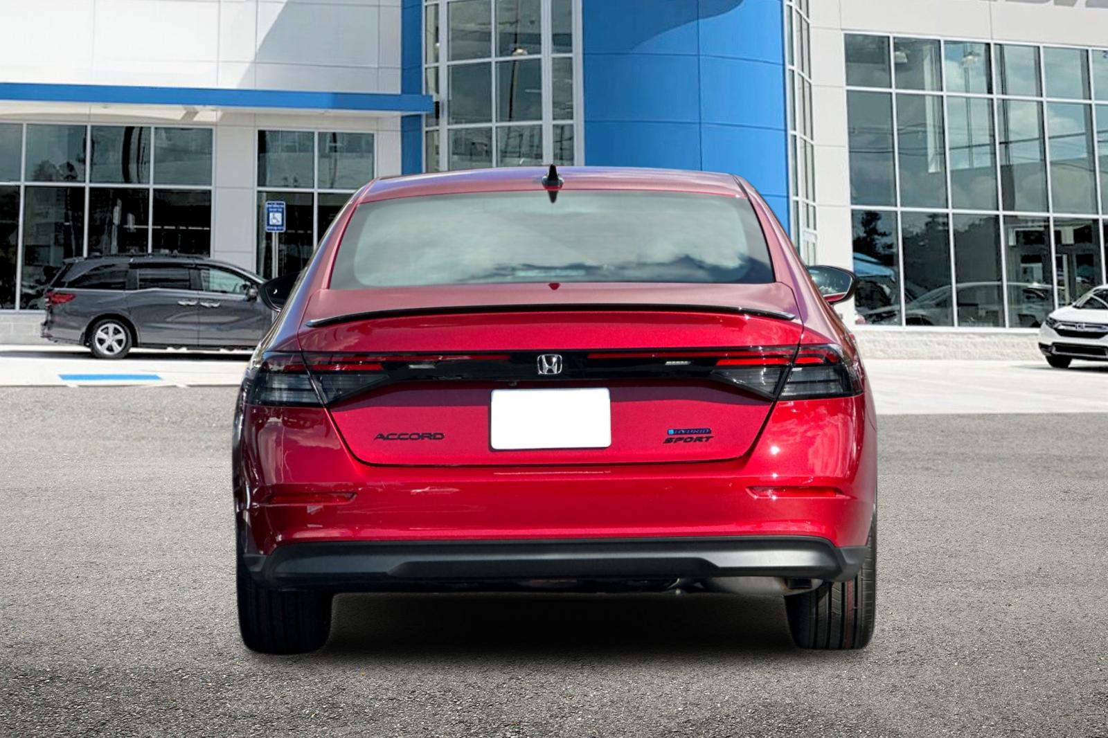New 2026 Radiant Red Metallic Honda Sport Hybrid image 4