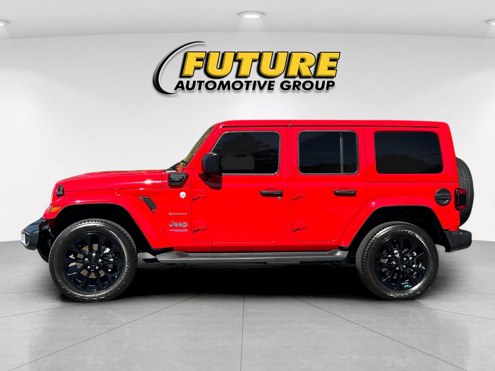 Used 2022 Red Jeep Unlimited Sahara 4xe image 7