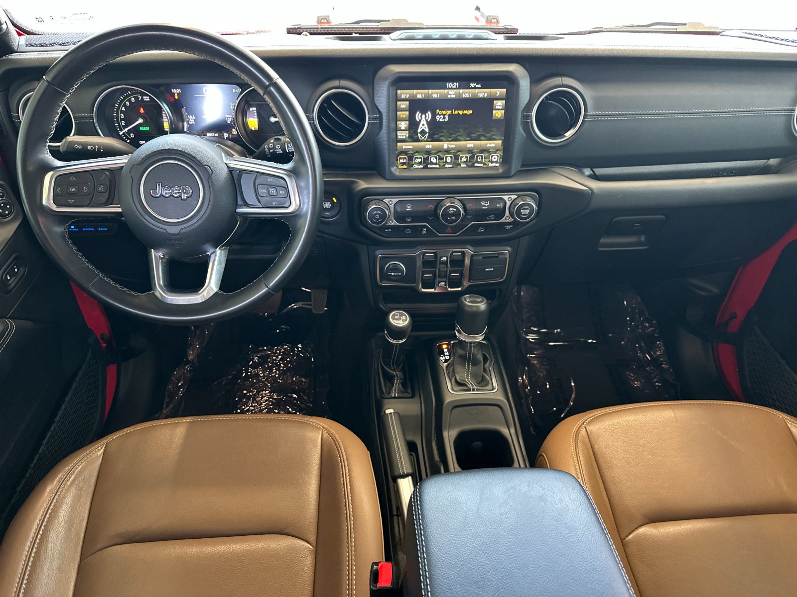 Used 2022 Red Jeep Unlimited Sahara 4xe image 13