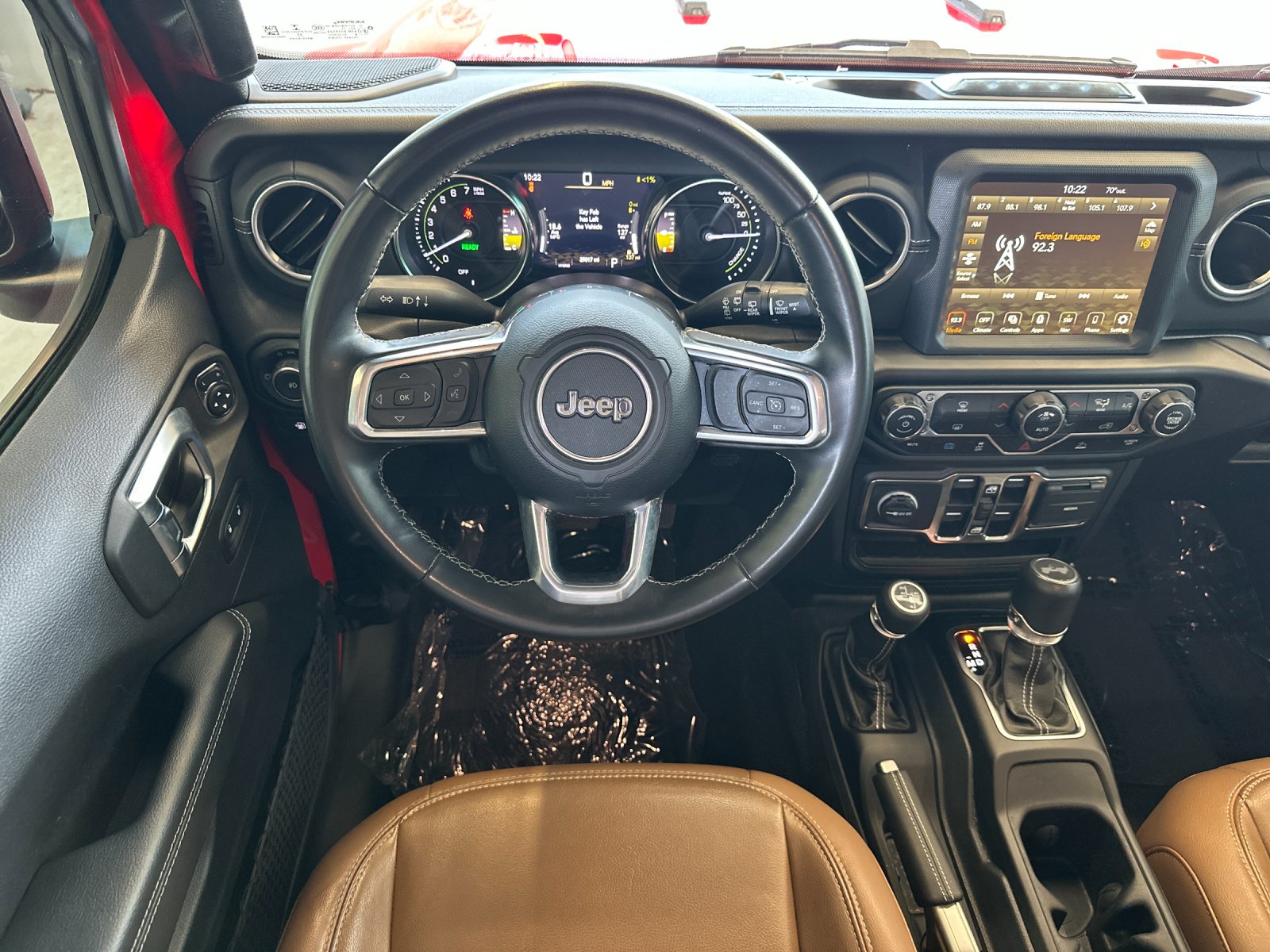 Used 2022 Red Jeep Unlimited Sahara 4xe image 14