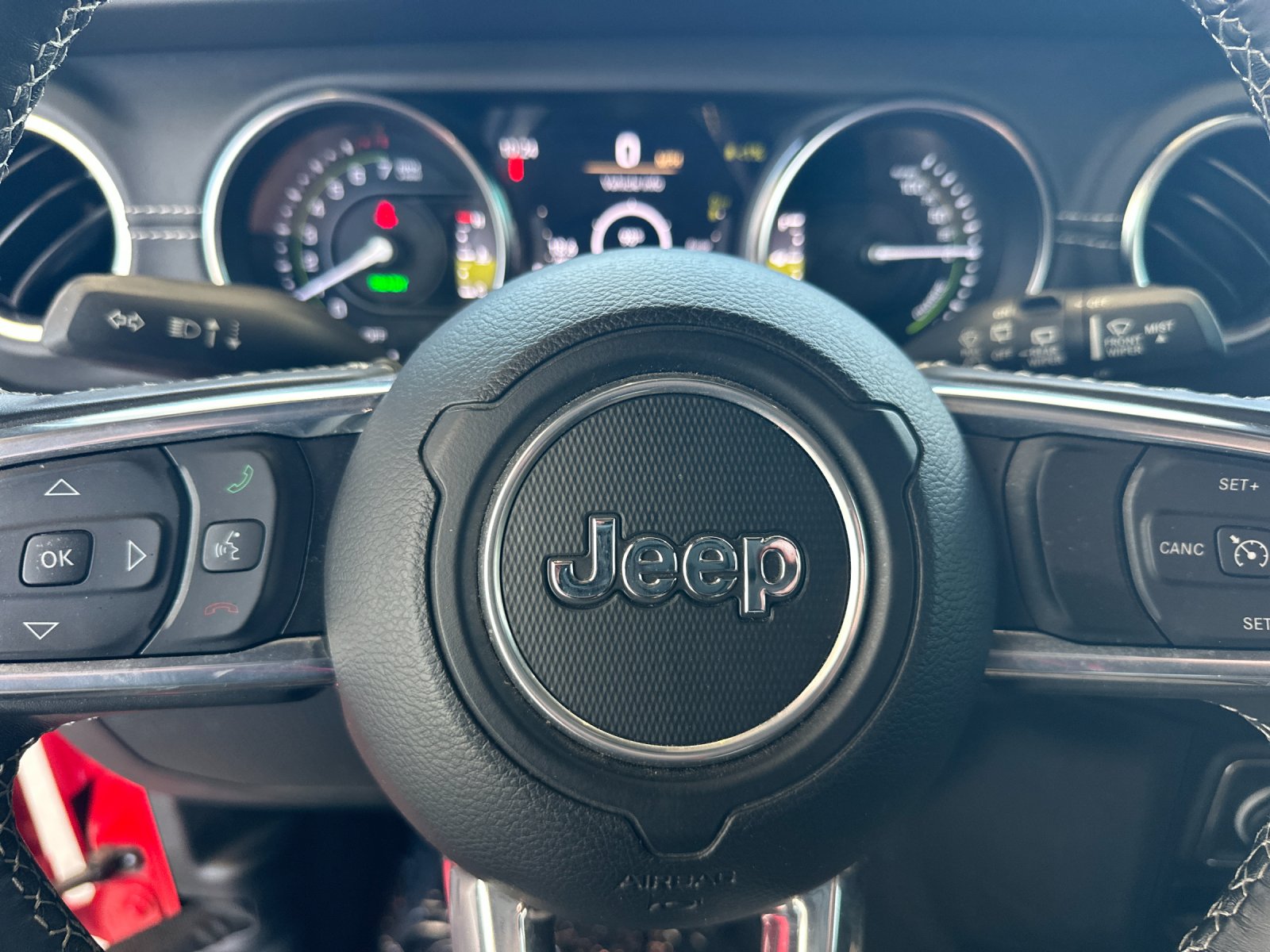 Used 2022 Red Jeep Unlimited Sahara 4xe image 24