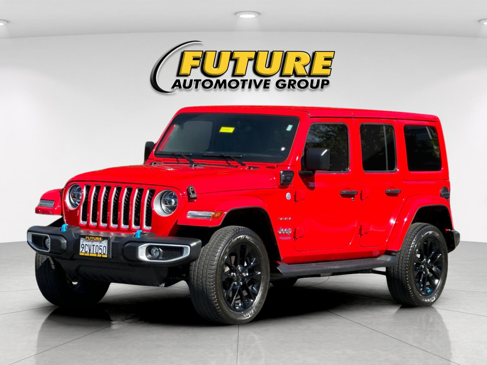 Used 2022 Red Jeep Unlimited Sahara 4xe image 8
