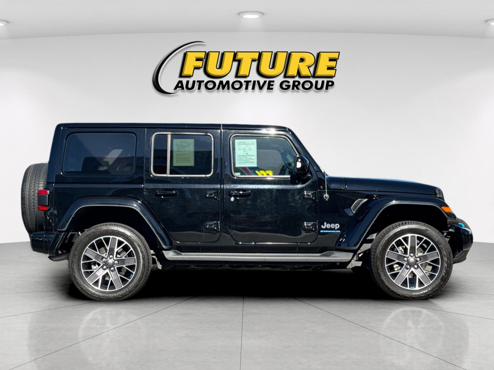 Used 2023 Black Jeep Sahara 4xe image 3