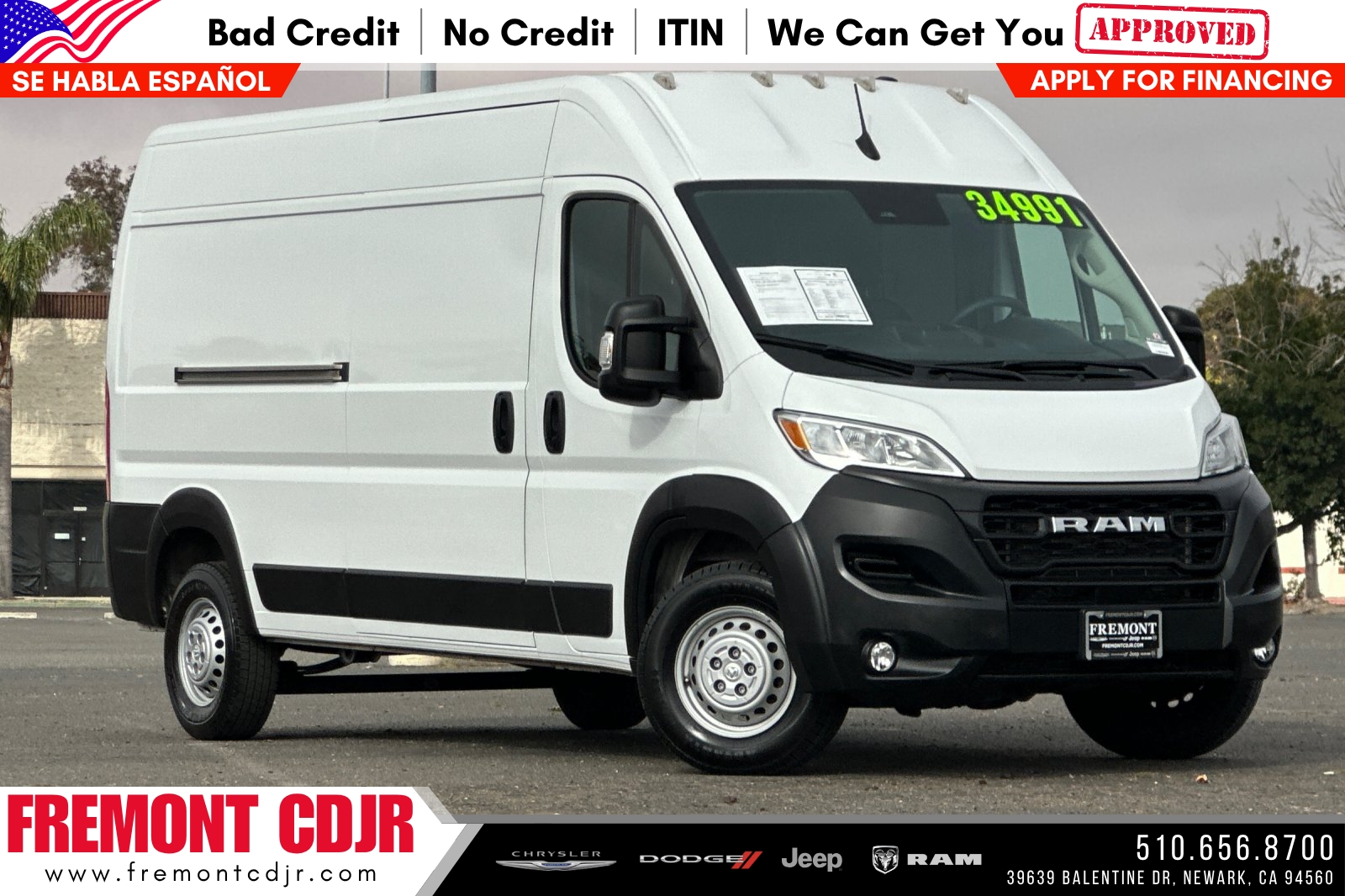 2025 RAM ProMaster Cargo Van