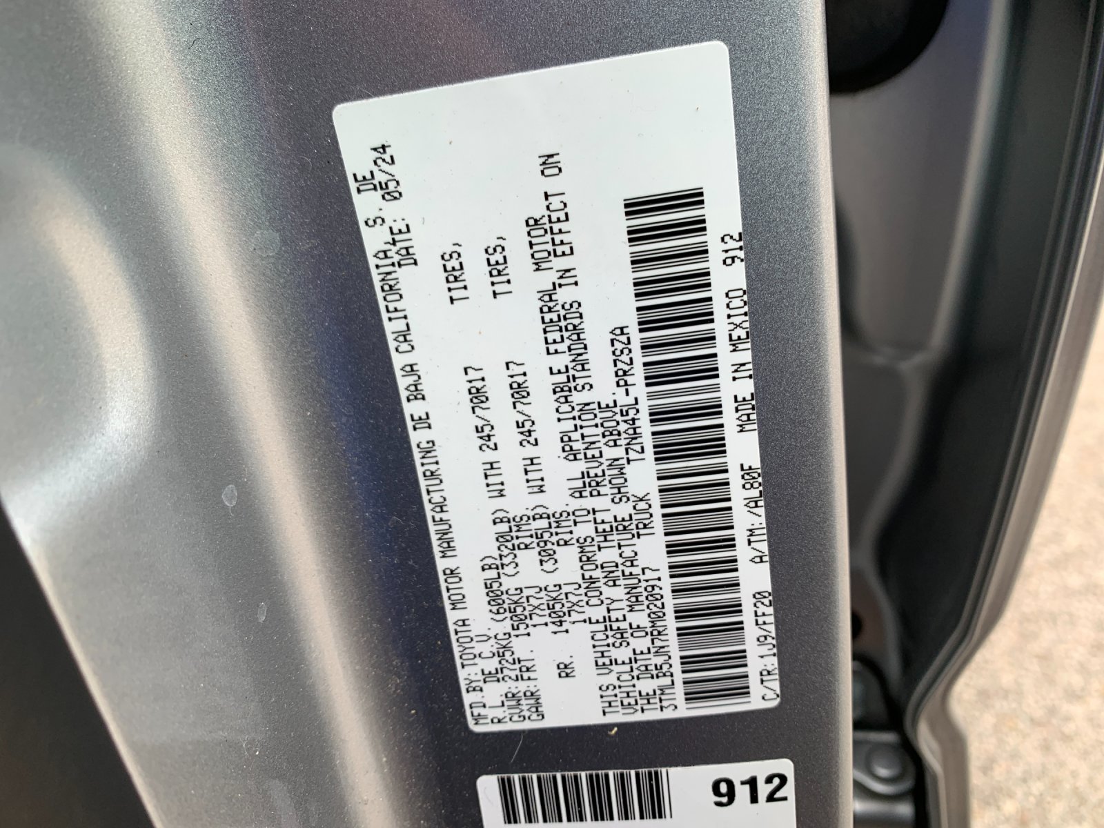 Certified Used 2024 Silver Toyota SR5 image 32