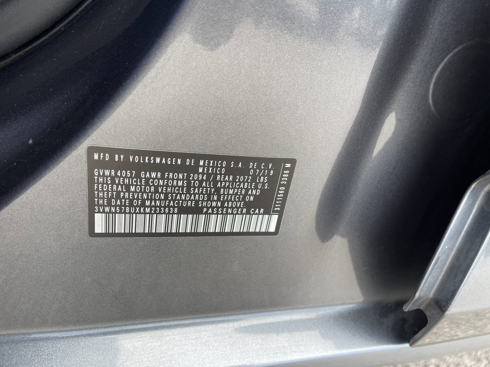 Used 2019 Gray Volkswagen 1.4T S image 29