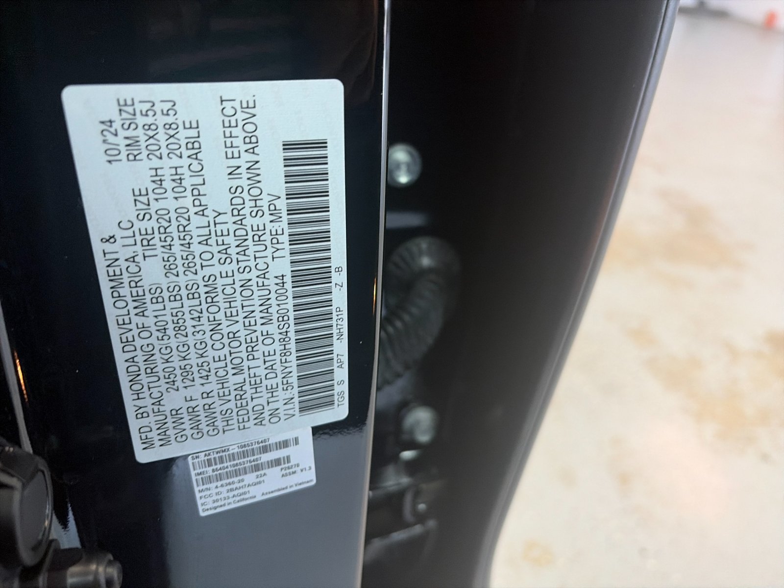 Used 2025 Crystal Black Pearl Honda Black Edition image 29