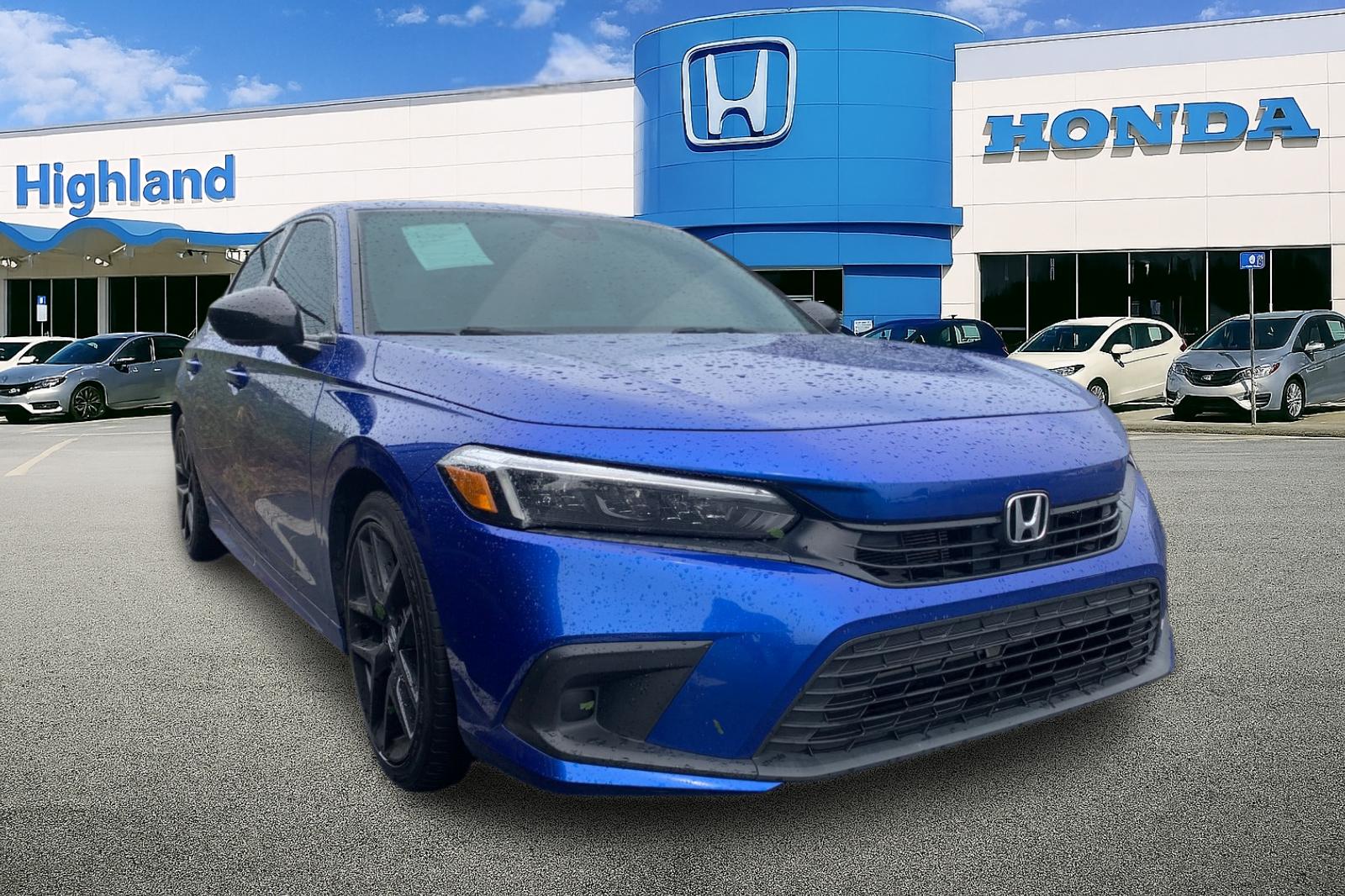 Certified Used 2023 Aegean Blue Metallic Honda Sport image 4
