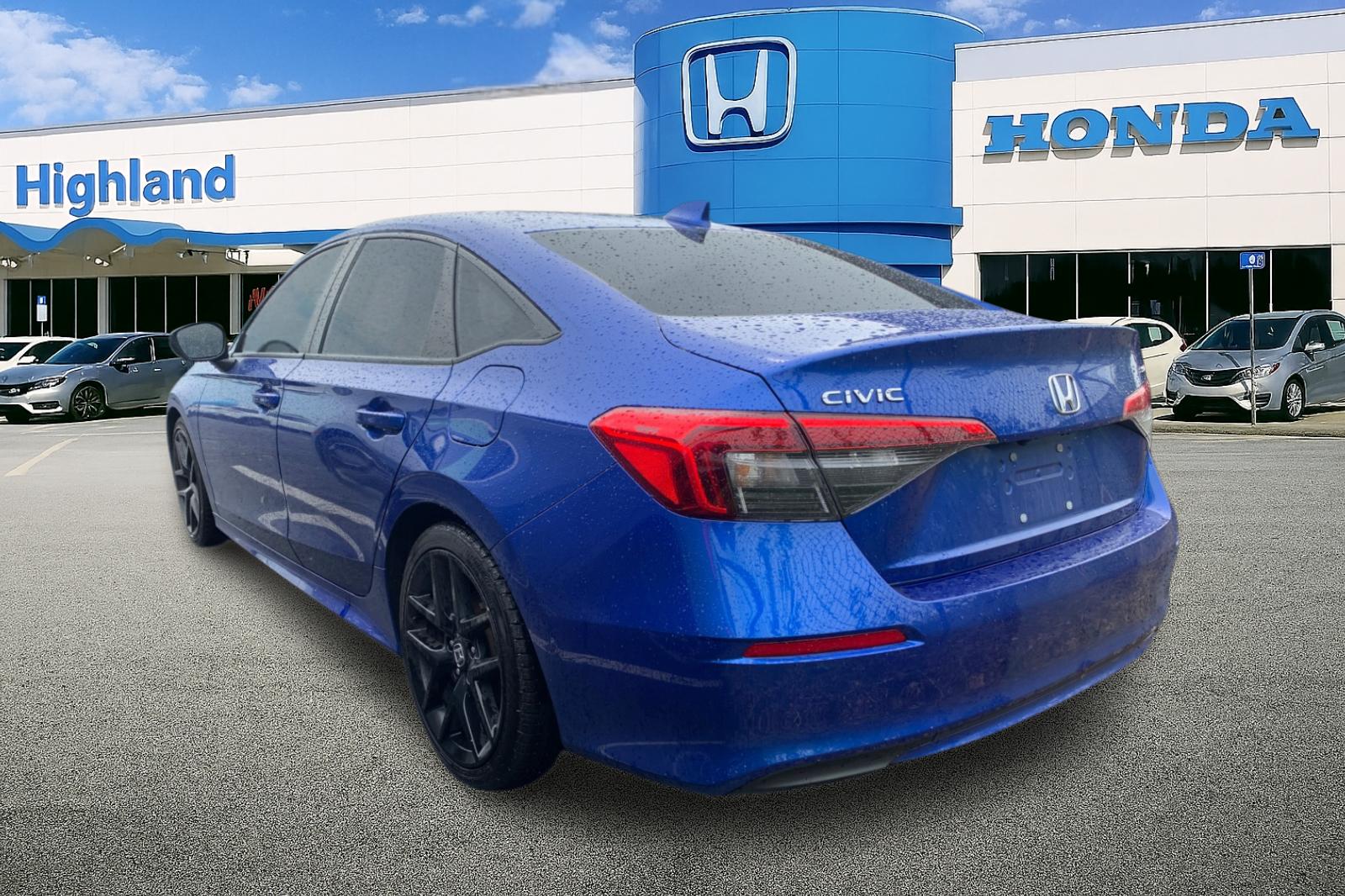 Certified Used 2023 Aegean Blue Metallic Honda Sport image 2