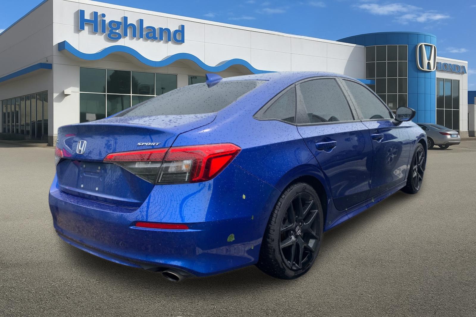 Certified Used 2023 Aegean Blue Metallic Honda Sport image 3