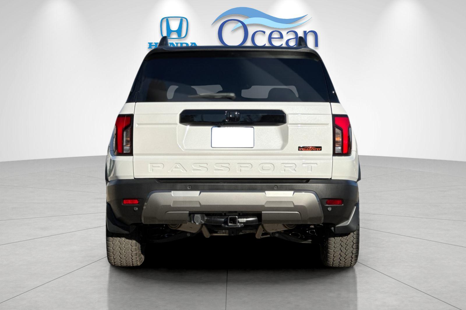 New 2026 Platinum White Pearl Honda TrailSport Blackout image 4