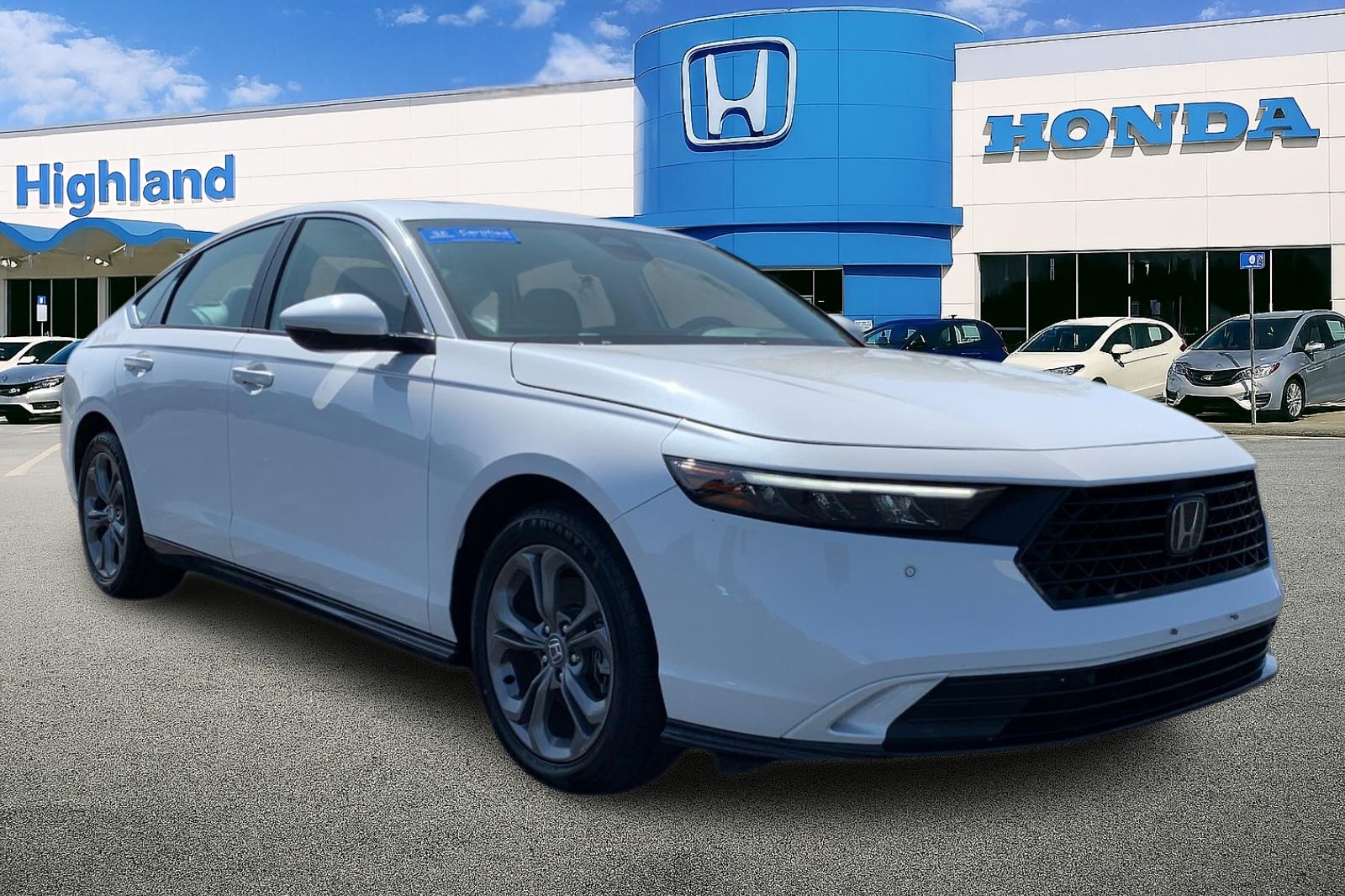 Certified Used 2023 Platinum White Pearl Honda HYBRID EX-L image 7