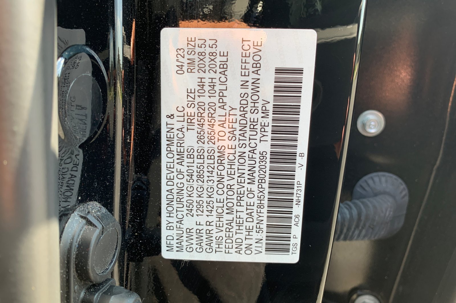 Certified Used 2023 Crystal Black Pearl Honda EX-L image 36