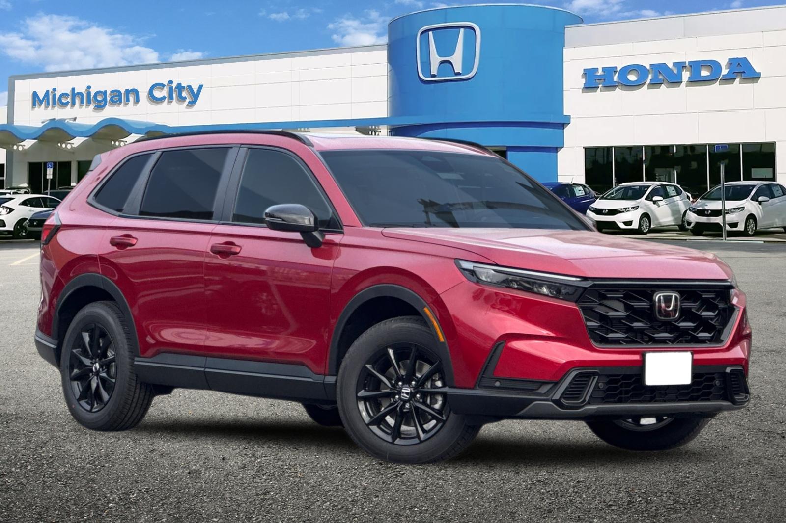 New 2026 Radiant Red Metallic Honda AWD Sport-L Hybrid image 7