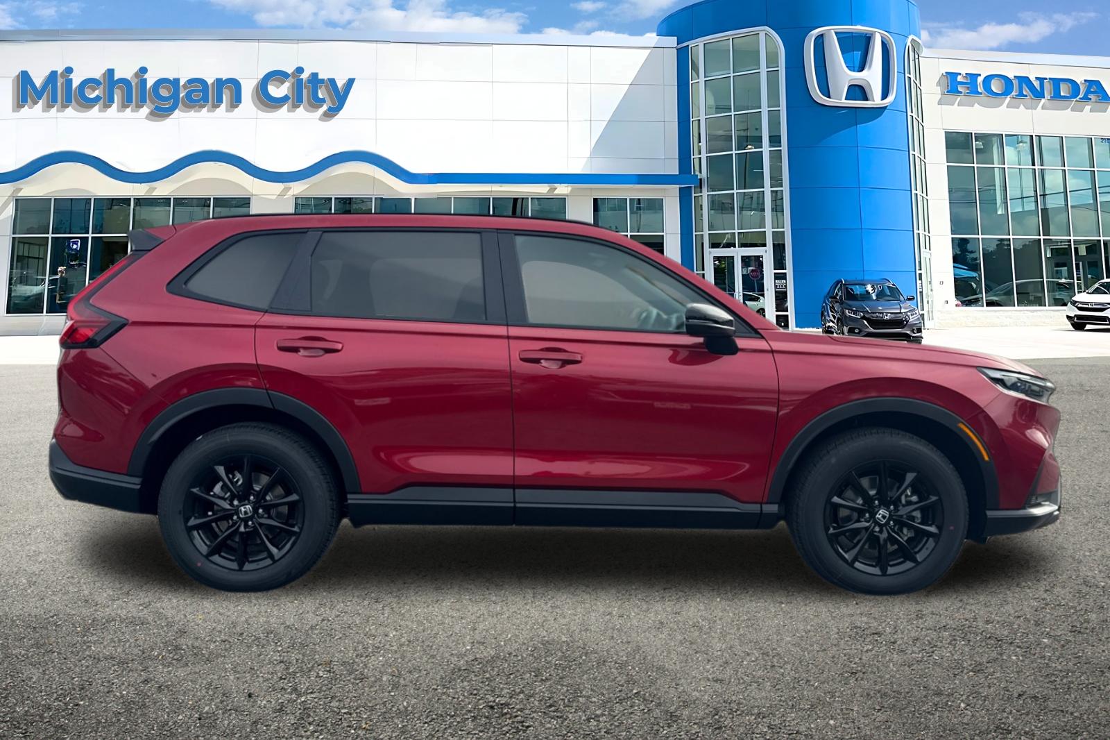 New 2026 Radiant Red Metallic Honda AWD Sport-L Hybrid image 6