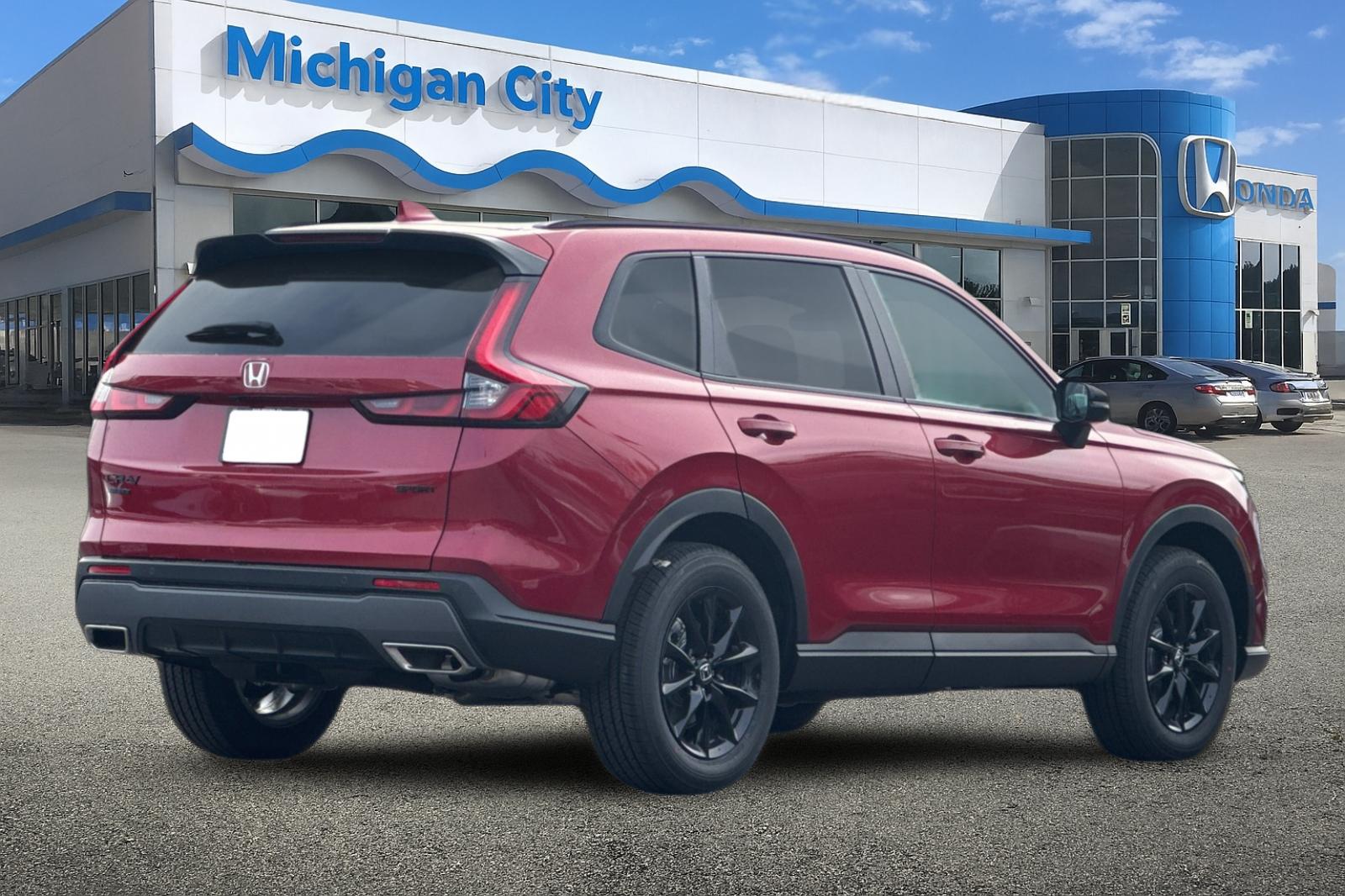 New 2026 Radiant Red Metallic Honda AWD Sport-L Hybrid image 5