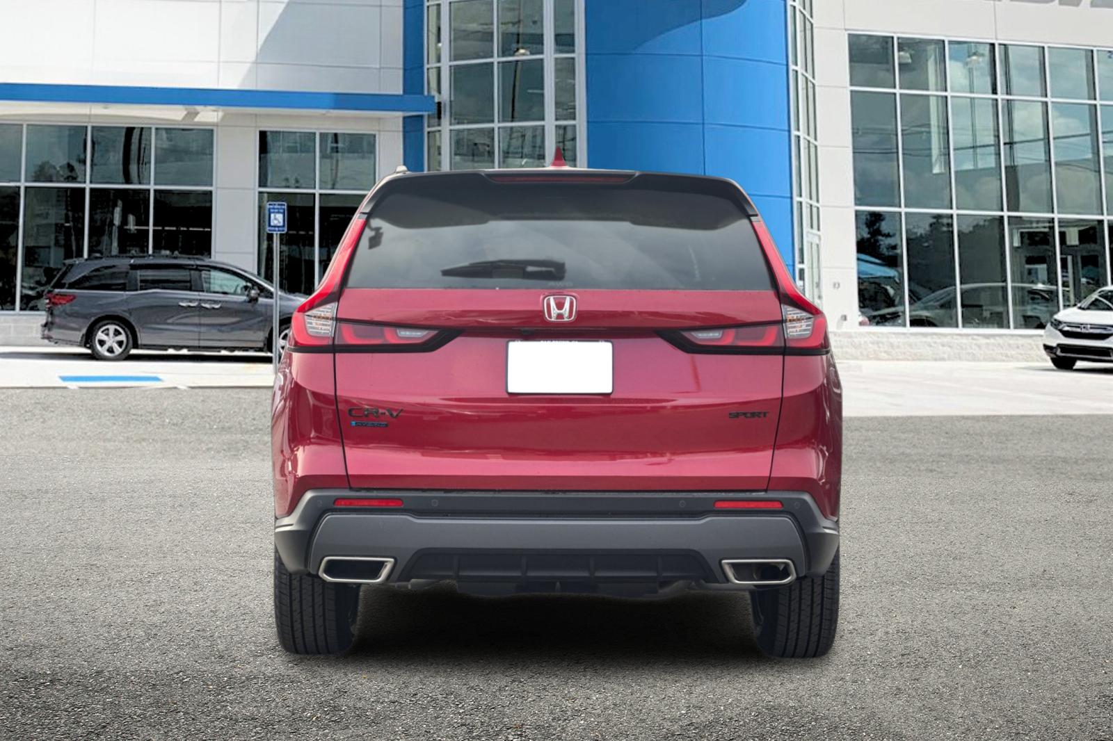 New 2026 Radiant Red Metallic Honda AWD Sport-L Hybrid image 4