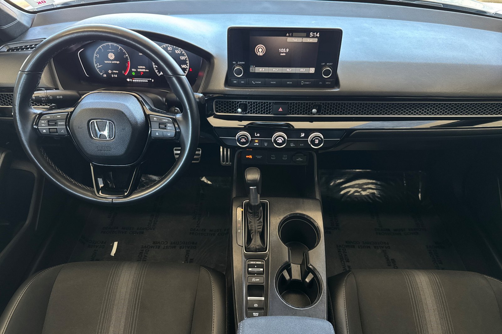 Certified Used 2025 Platinum White Pearl Honda 4D SPORT image 13