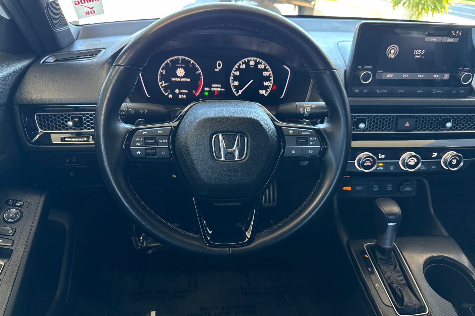 Certified Used 2025 Platinum White Pearl Honda 4D SPORT image 14