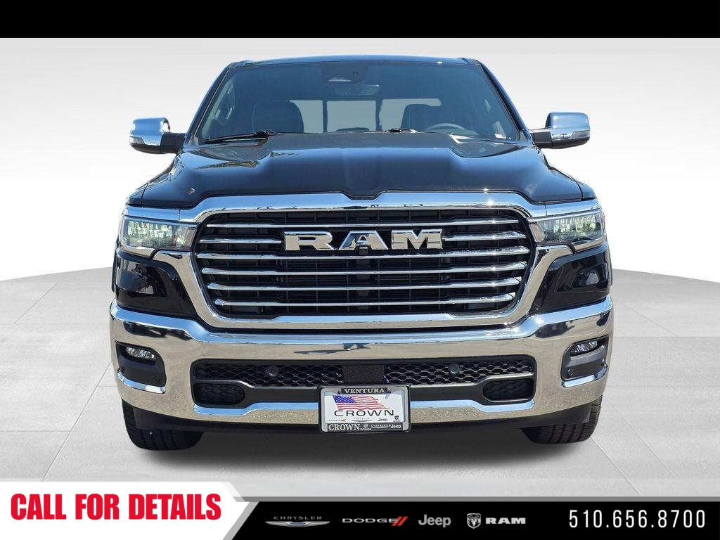 New 2026 Diamond Black Crystal Pearl-Coat Exterior Paint RAM Laramie image 2