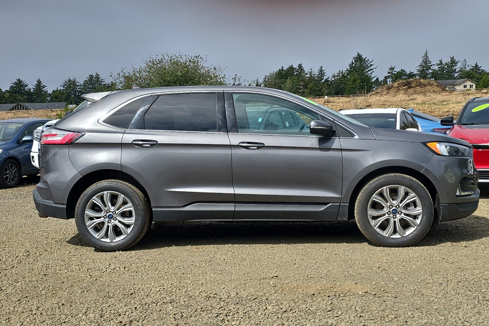 Used 2022 Gray Ford Titanium image 3