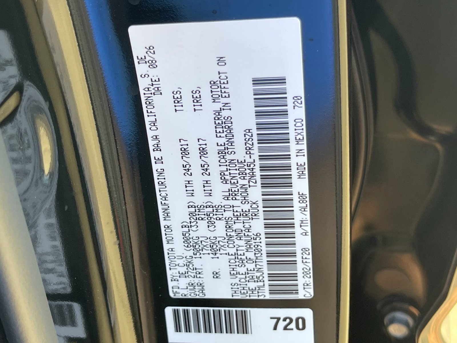New 2026 Black Toyota SR5 image 32