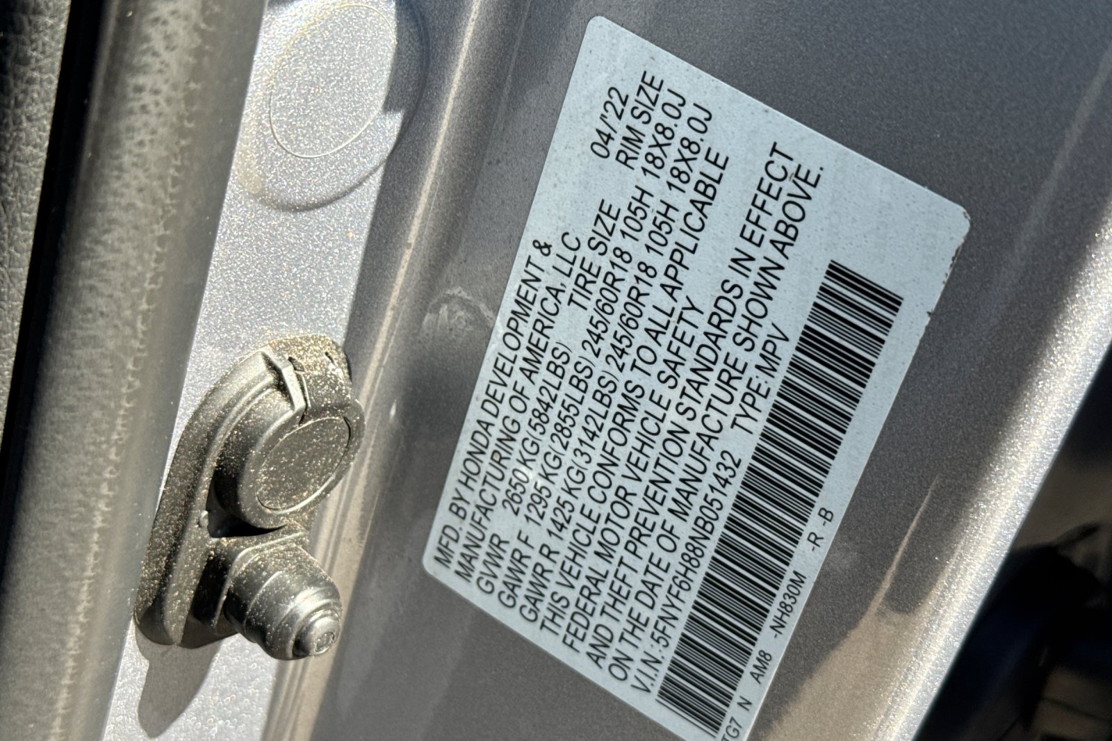 Certified Used 2022 Lunar Silver Metallic Honda AWD TRAILSPORT image 31
