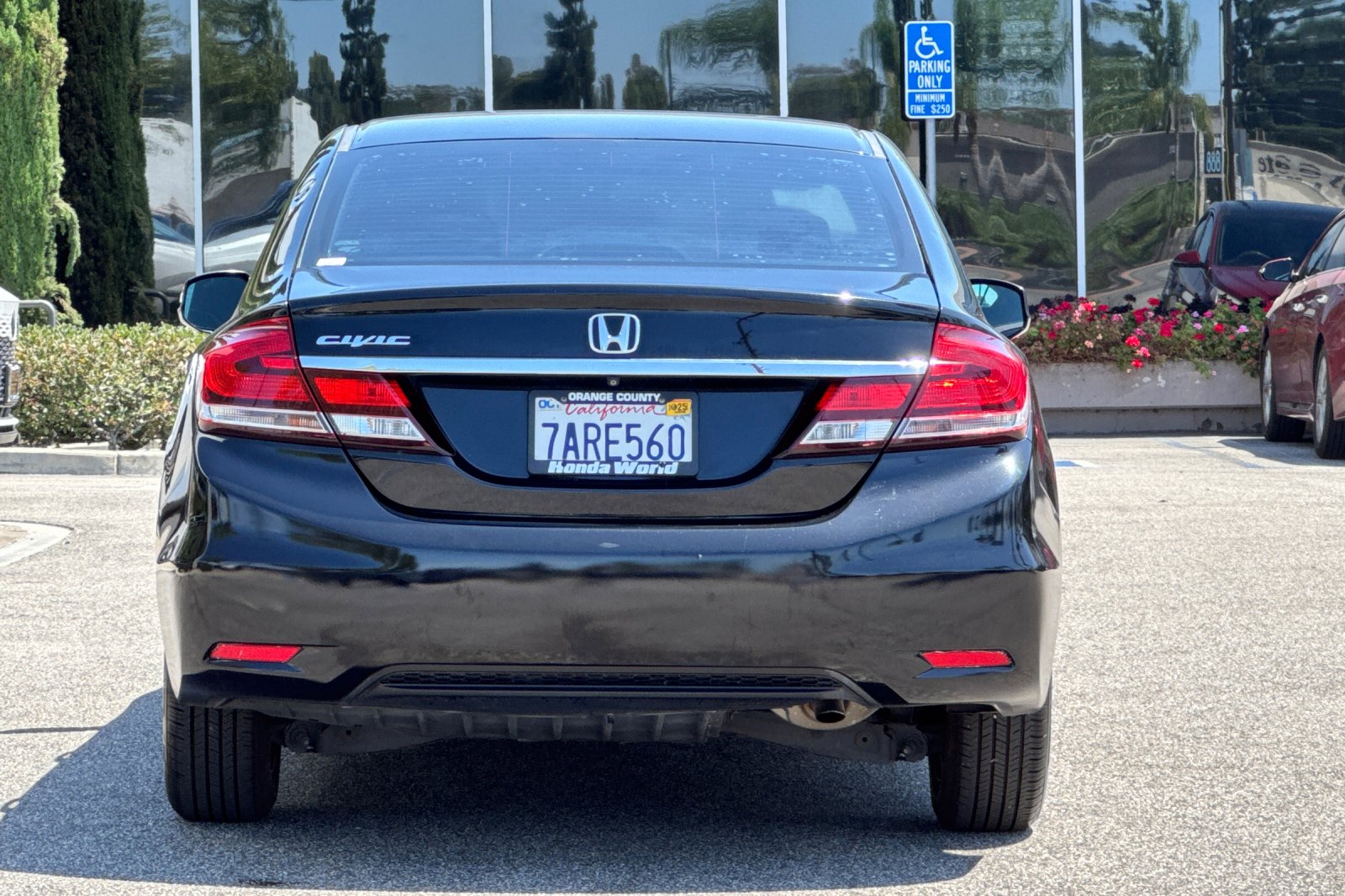 Used 2013 Crystal Black Pearl Honda LX image 5