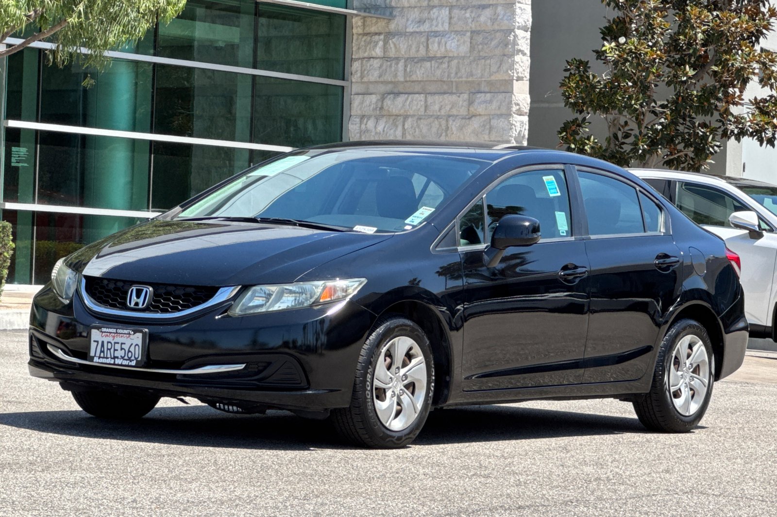 Used 2013 Crystal Black Pearl Honda LX image 8