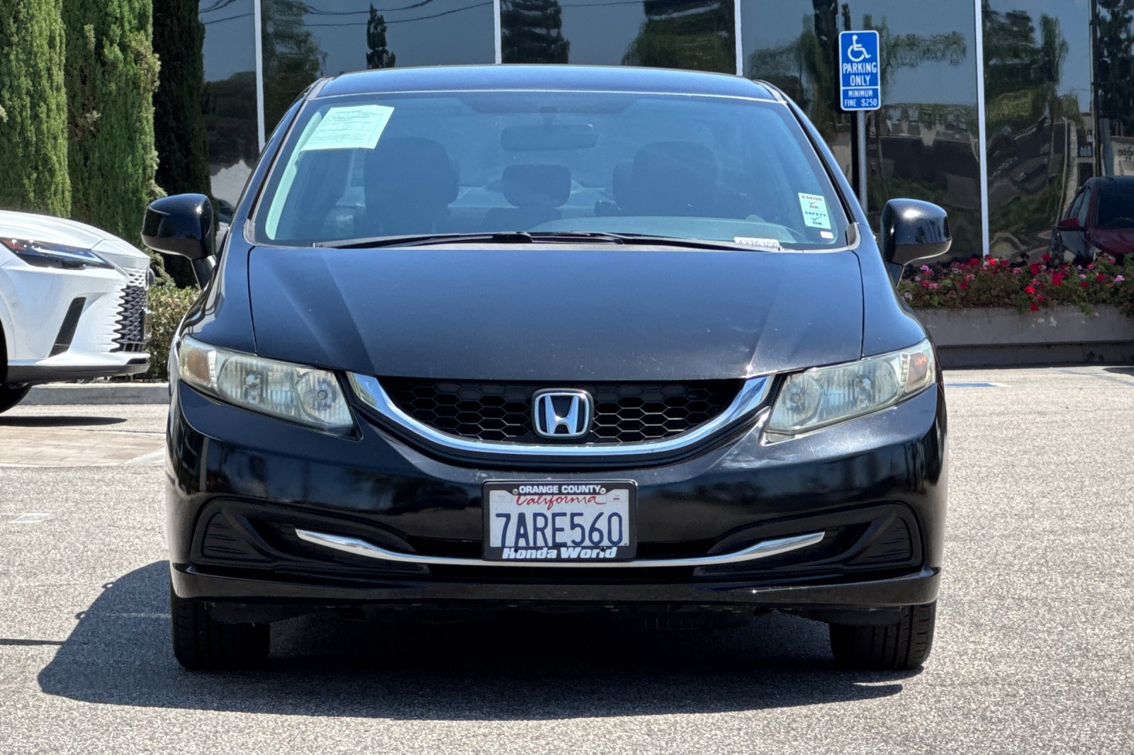 Used 2013 Crystal Black Pearl Honda LX image 9