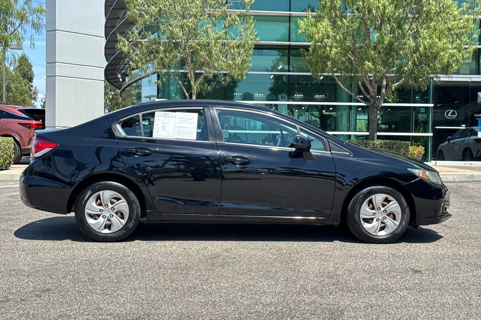 Used 2013 Crystal Black Pearl Honda LX image 3
