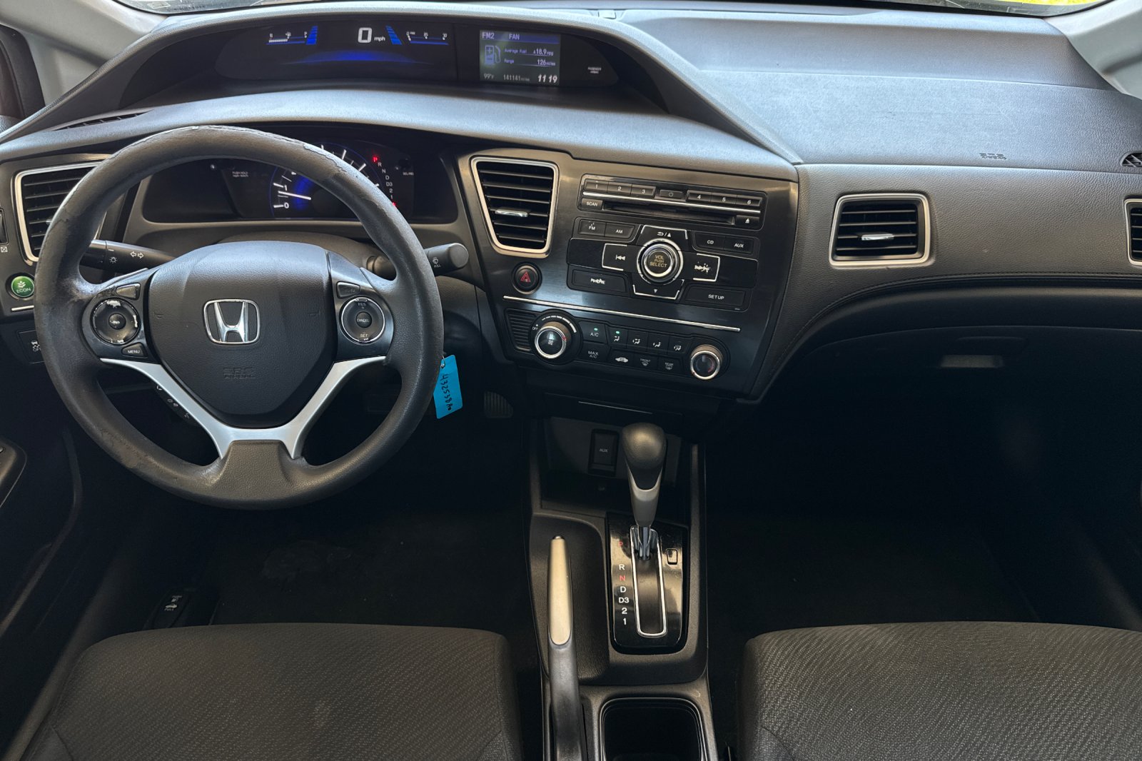 Used 2013 Crystal Black Pearl Honda LX image 13