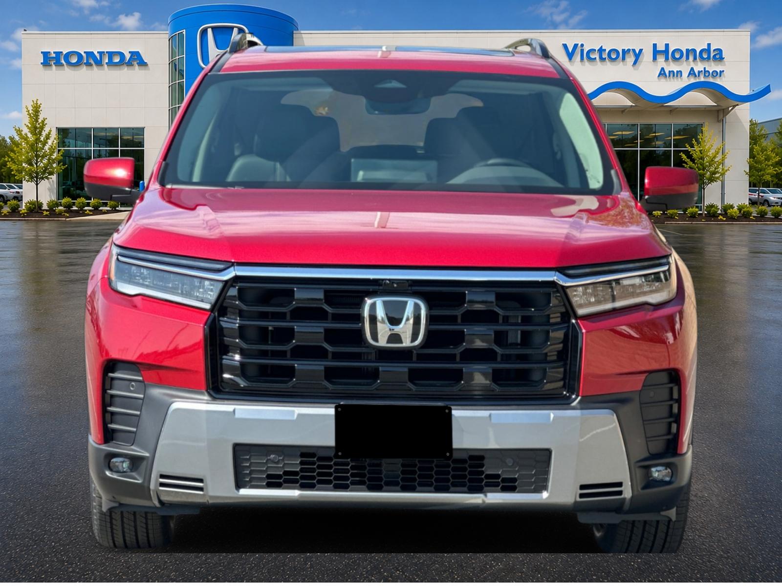 New 2026 Radiant Red Metallic II Honda AWD Touring Blackout image 2