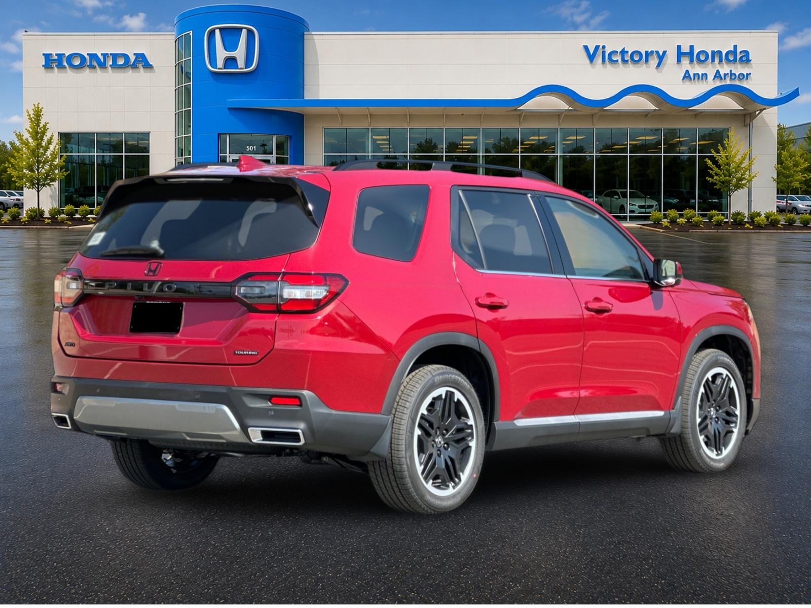 New 2026 Radiant Red Metallic II Honda AWD Touring Blackout image 5